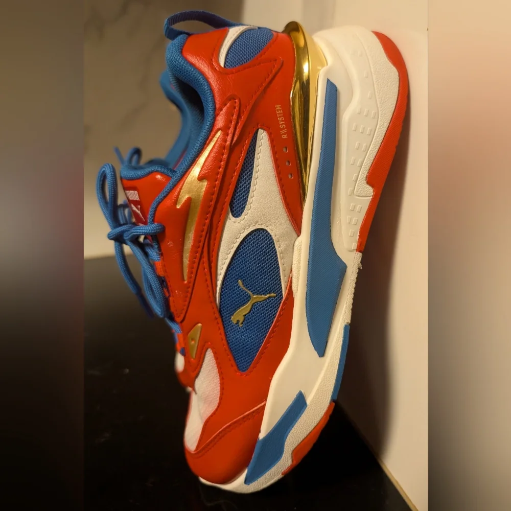 Puma RS-Fast RWB Running Shoes Red/White/Blue Men's 7 Like New MSRP $85